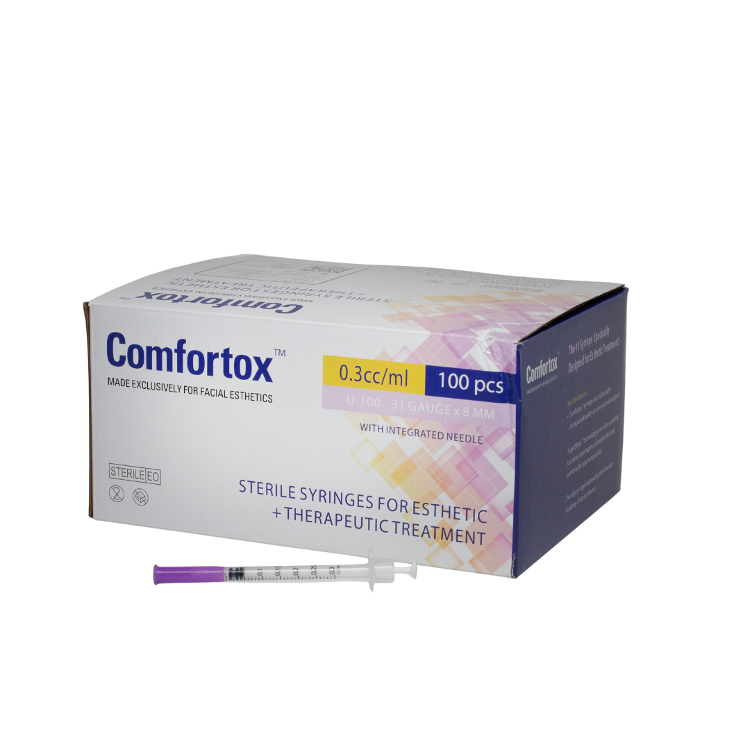 COMFORTOX STERILE 0.3cc/ml 31g 8mm -100pc