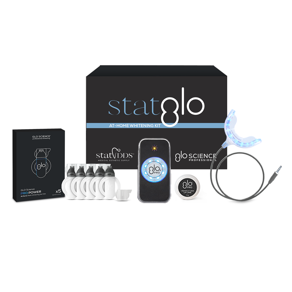 STAT GLO At-Home Whitening Kit + Stain Protection 